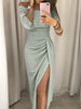 Women Sexy Evening Party Ball Prom Gown Formal Cocktail Wedding Long Dress