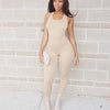 Women Sexy Sleeveless Bodycon Jumpsuit Solid Tank Jumpsuit Casual Skinny Sportswear Ankle-Length Jumpsuits Rompers 2022 New