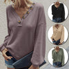 Women Sexy V Neck Button Blouses Shirts Autumn 2023 Elegant Casual Long Sleeves Solid Tops 2XL Female Vintage Slim Blusa