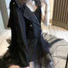 Women Short Blazers Long Sleeve Black Single Button Botched Elegant Ladies Korean Style Brand Ulzzang Autumn Outwear