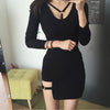 Women Skirt Cool Harajuku Punk Gothic Summer Mini  Skirt Circle Hollow Out Irregular Sexy Skirt