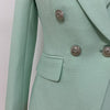 Women Skirt Suit Jacket Women's 2 piece set women Vintage Green Blazer Office Wear Women Suit blazer and skirt set