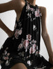 Women Sleeveless Summer Boho Printed Beach Casual Loose Mini Shirt Beach Dress