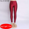 Women Slim Leggings Solid Candy Color Neon Leggings Adventure Time Skinny High Elastic female Pants legging Buy 2 Get 1 Free