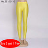 Women Slim Leggings Solid Candy Color Neon Leggings Adventure Time Skinny High Elastic female Pants legging Buy 2 Get 1 Free