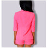Women Solid Color Single Breasted Casual Offcie Blazer Summer Three Quarter Sleeve Blazer 2022 Lady Slim Classic Retro Work Wear