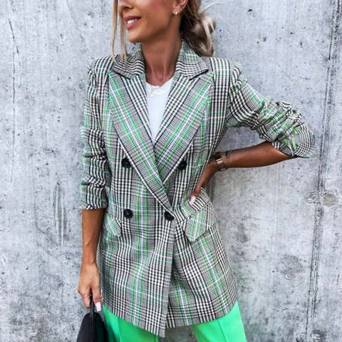 Women Solid Shacket Long Sleeve Button Down Collared Shirt Jacket Tops With Pockets Blazer vintage Workout Outfits