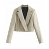 Women Solid Spring 2 Piece Set Blazer,High Waist Skirt Office Lady Jacket Skirt Suits Sold Separately Women's Costumes