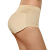 Women Sponge Padded Panties Seamless Botto Push Up Middle Waist Butt lift Briefs Underwe T55