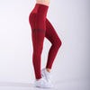 Women Sporting Leggings Clothing for female Fitness push up sexy black red blue Pants High Waist Leggin Elastic Workout Jeggings