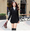 Women Spring Double-Breasted Button Blazers Wo Coat Blaser Femenino Casual Slim Multicolor Women Blazers Jacket top 2022 Y015