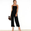 Women Strapless Jumpsuits 2022 Summer New Casual Spaghetti Strap Off Shoulder Solid Rompers Female Slim Yellow Overalls