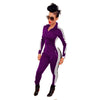 Women Striped Side Zipper Long Jumpsuit Casual Long Sleeve Outfits One Piece Bodycon Rompers 4 Colors Ladies Plus Size Overalls