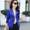 Women Suit Blazer Long sleeve Coat Feminine Spring Autumn lady Suit Office Casual Small Suit Short Outerwear Female Jacke