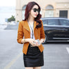 Women Suit Blazer Long sleeve Coat Feminine Spring Autumn lady Suit Office Casual Small Suit Short Outerwear Female Jacke