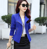 Women Suit Blazer Long sleeve Coat Feminine Spring Autumn lady Suit Office Casual Small Suit Short Outerwear Female Jacke