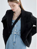 Women Suit Jacket Office Ladies Loose Vintage Female Long Sleeve Chic Blazer Single Breasted Lapel Y2K BF Style Blazer