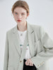 Women Suit Jacket Office Ladies Loose Vintage Female Long Sleeve Chic Blazer Single Breasted Lapel Y2K BF Style Blazer