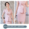 Women Suit Skirt Two Piece Set 2023 Summer Korean Version Thin Ladies Jacket High Waist Skirt Professional Wear