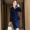 Women Suits Autumn High End Business Formal Temperament Slim Long Sleeve Blazer And Skirt Office Ladies Work Wear