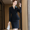 Women Suits Autumn High End Business Formal Temperament Slim Long Sleeve Blazer And Skirt Office Ladies Work Wear