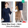 Women Suits 2023 Autumn High End Temperament Business Formal Slim Blazer And Skirt Office Ladies Work Wear