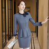 Women Suits 2023 Autumn High End Temperament Business Formal Slim Blazer And Skirt Office Ladies Work Wear
