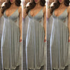 Women Summer Boho Long Maxi Dress Party Beachwear Deep V-neck Strap Dresses High Waist Backless Lace-up Women Dress Sundress