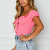 Women Summer Casual Off Shoulder Blouse Lady Vintage Polka Dot Short Sleeve Shirt Slash Neck Blouses 2023