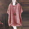 Women Summer Casual Plain Loose Blouse Half Sleeve Shirt Batwing Asymmetrical Clothes Blouses