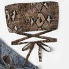 Women Summer Cow print halter Strap Vest Sexy Backless Crop Tops Skinny Tanks Tops Clubwear Girls Bralette Leopard Camisole