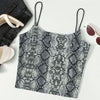 Women Summer Cow print halter Strap Vest Sexy Backless Crop Tops Skinny Tanks Tops Clubwear Girls Bralette Leopard Camisole