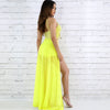 Women Summer Dress Boho Long Maxi Dress Evening Solid Party Beach Dresses Sundress Sleeveless