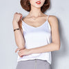 Women Summer Imitation Silk Tank Top Sleeveless Blouse Shirt Casual Loose Tops Sexy V-Neck Cami Female Vest Ladies Clothing