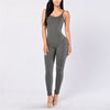Women Summer Slim Fashion Solid Color Overalls Tight Sleeveless Overalls Sexy Tights Sling Jumpsuit