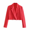 Women Summer Solid Skirt Suits 2-piece Sets 2022 ZA Short Blazers Coats and Skirts Female Elegant OL Party Clothing