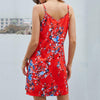 Women Summer Spaghetti Strap Button Down V Neck Sleeveless Casual Mini Dress For Women Robe Femme Повседневные Платья 2022