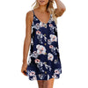 Women Summer Spaghetti Strap Button Down V Neck Sleeveless Casual Mini Dress For Women Robe Femme Повседневные Платья 2022