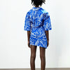 Women Summer Sweet Print Suits 2-piece Sets 2022 ZA Short Shirts Tops and Mini Skirts Female Elegant Street Clothing