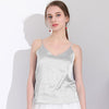 Women Tank Top Camisole Tank Summer Loose Tops Halter Top Sleeveless Silk Top Women Elastic Camiseta Tirantes Mujer GAREMAY