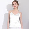 Women Tank Top Camisole Tank Summer Loose Tops Halter Top Sleeveless Silk Top Women Elastic Camiseta Tirantes Mujer GAREMAY