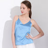 Women Tank Top Camisole Tank Summer Loose Tops Halter Top Sleeveless Silk Top Women Elastic Camiseta Tirantes Mujer GAREMAY