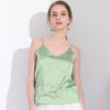 Women Tank Top Camisole Tank Summer Loose Tops Halter Top Sleeveless Silk Top Women Elastic Camiseta Tirantes Mujer GAREMAY