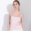 Women Tank Top Camisole Tank Summer Loose Tops Halter Top Sleeveless Silk Top Women Elastic Camiseta Tirantes Mujer GAREMAY