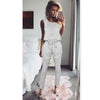 Women Tank Top Jumpsuit Black Summer Rompers Ladies Casual Elegant Sleeveless Long Pants Plus Size Overalls Playsuit WS949X