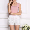 Women Tank Tops 2022 Women O-Neck Sleeveless Pure Color Vest Chiffon Tops Shirt Summer Vest Drop shipping