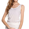 Women Tank Tops 2022 Women O-Neck Sleeveless Pure Color Vest Chiffon Tops Shirt Summer Vest Drop shipping