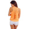 Women Tank Tops Back Hole Breathable Sexy Vest Neon Color Plain Tank Shirts Sleeveless Womens Clothing