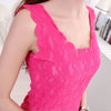 Women Tank Tops Fashion Black Lace Women's Tank Crochet Embroidery Fitness Summer Casual Camisole Sleeveless Shirt For Female