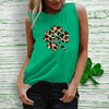 Women Tanks Round Neck summer Sleeveless Printed Casual Vest T Shirt Vest Tee Shirt girl blusas Casual female Tank Tops